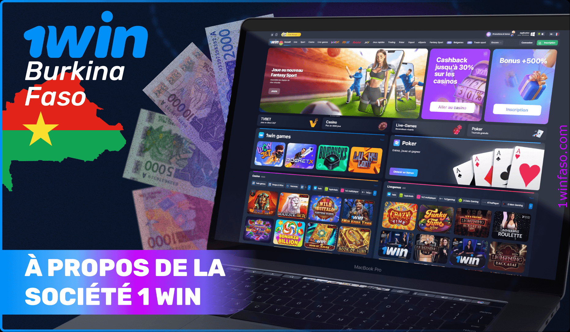 À propos du site de jeu multifonctionnel de la société 1 Win.