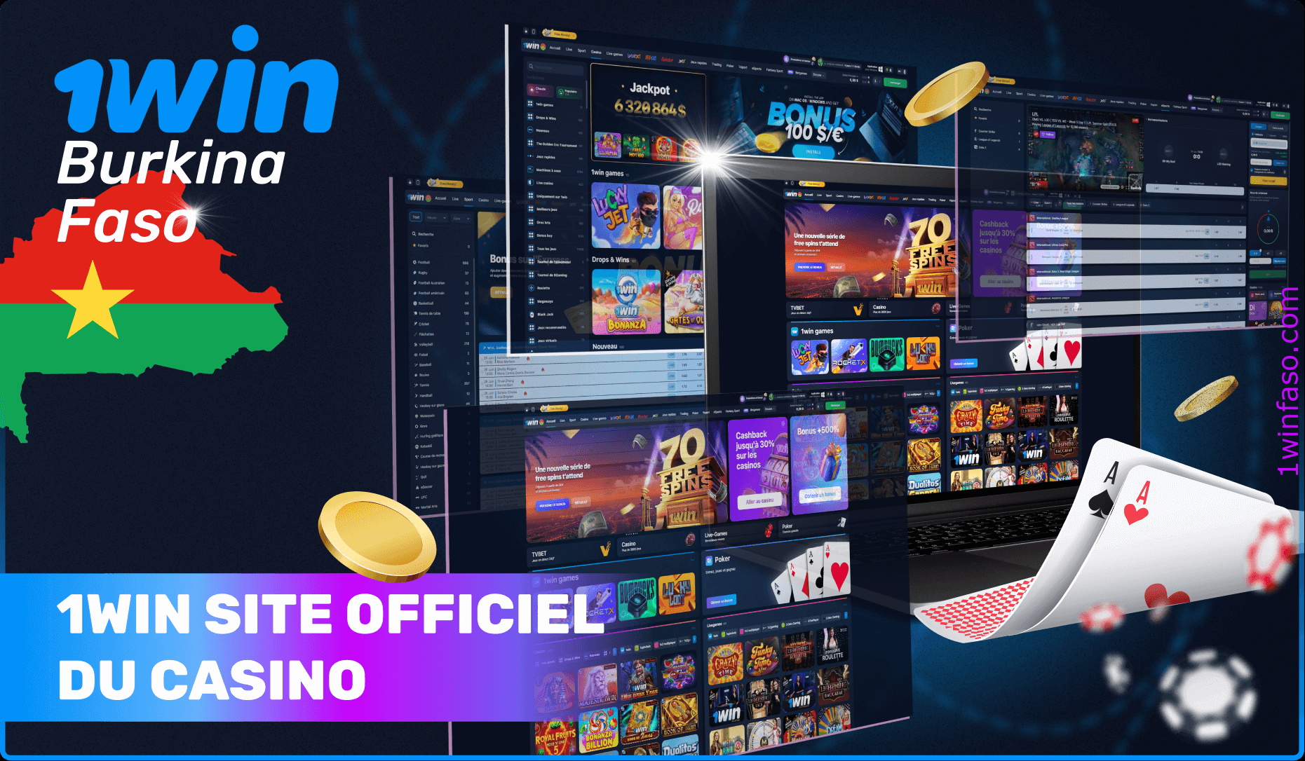 Site officiel de 1win au Burkina Faso