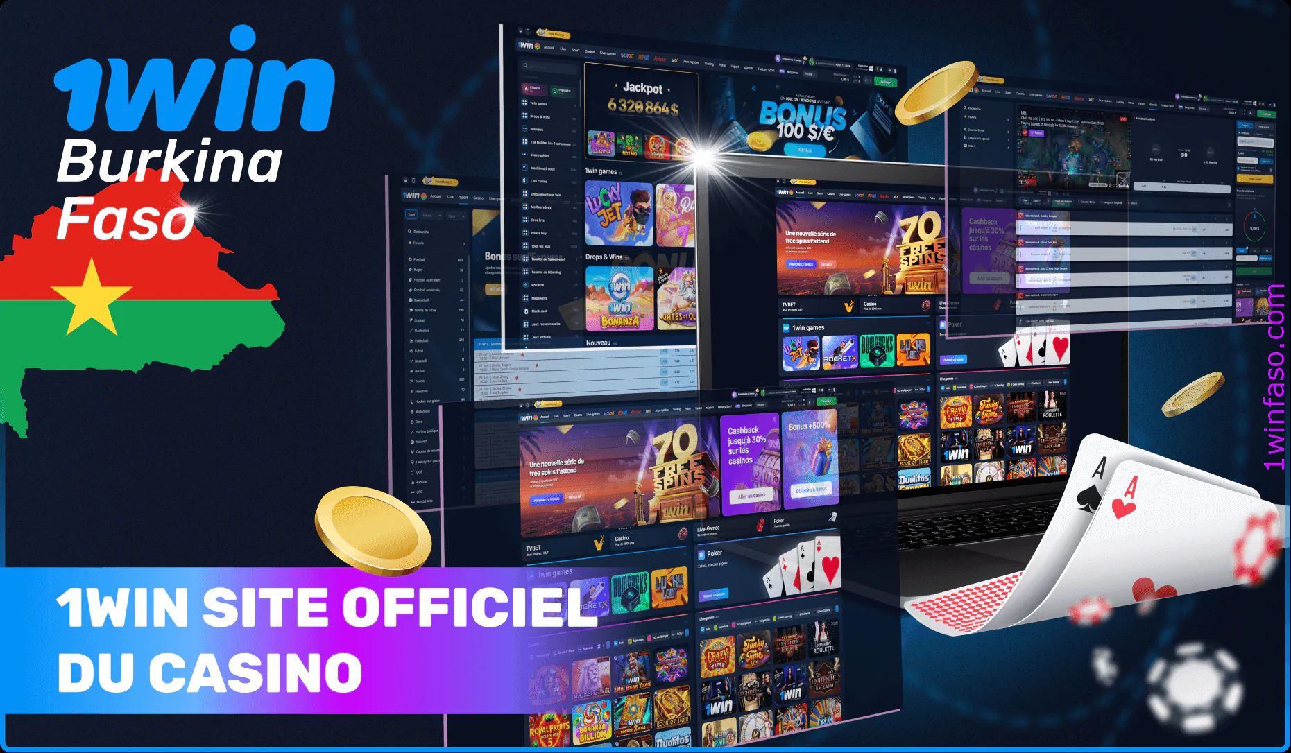 Site officiel de 1win au Burkina Faso