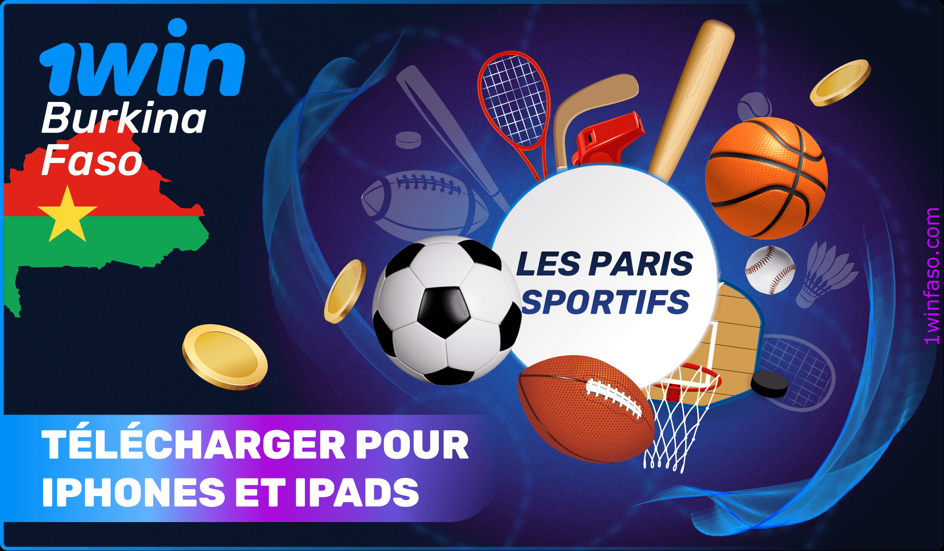 Les disciplines sportives et tournois les plus populaires sur 1win au Burkina Faso.