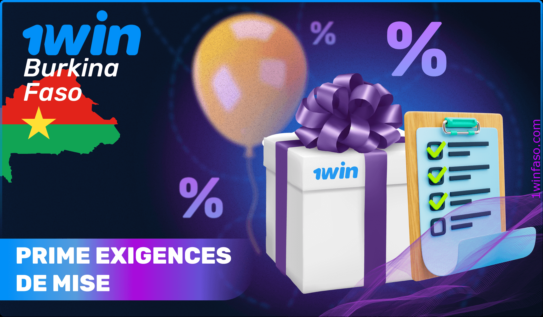 Façons d'obtenir un bonus d'inscription au 1Win Casino.