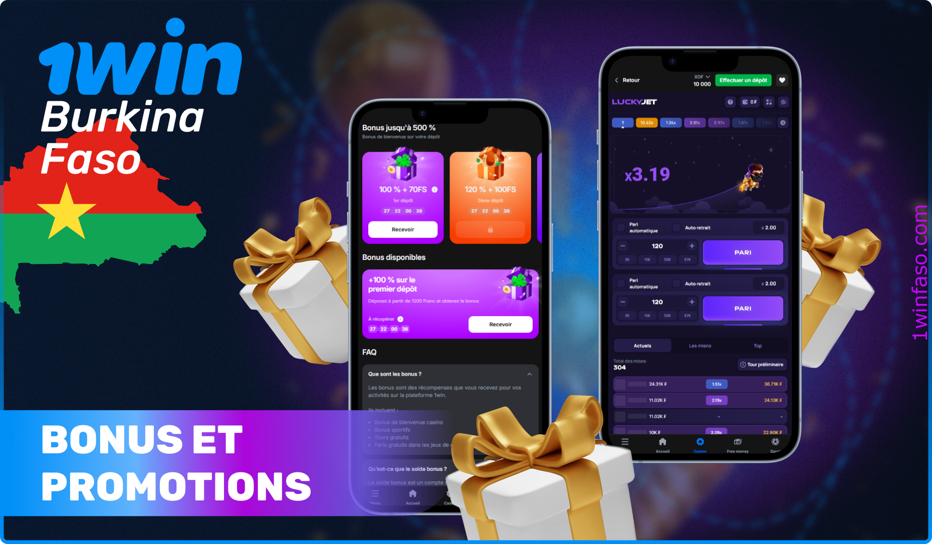 Large éventail de Prime et promotions de 1win Lucky Jet pour les nouveaux clients et les clients actuels